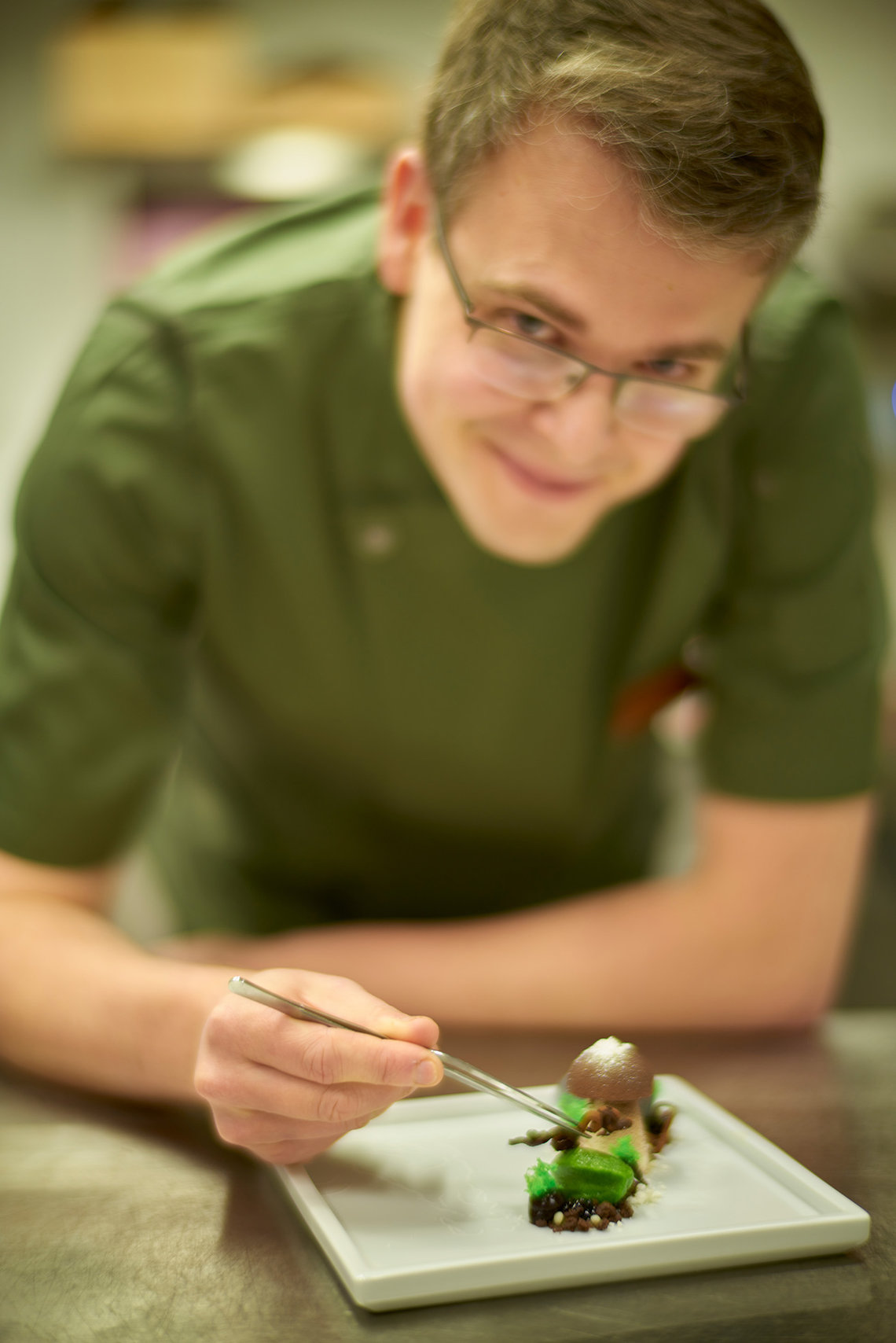 Eric Jadischke, der Gourmet Küchenchef lächelt in die Kamera