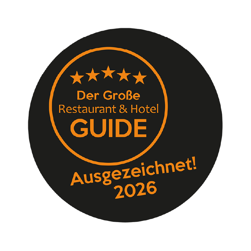 Logo Der Große Restaurant & Hotel Guide – Ausgezeichnet 2026 mit fünf Sternen